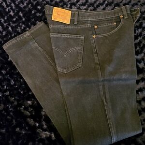 505 Levi's Black Denim Jeans-- Authentic Red Tag Jeans